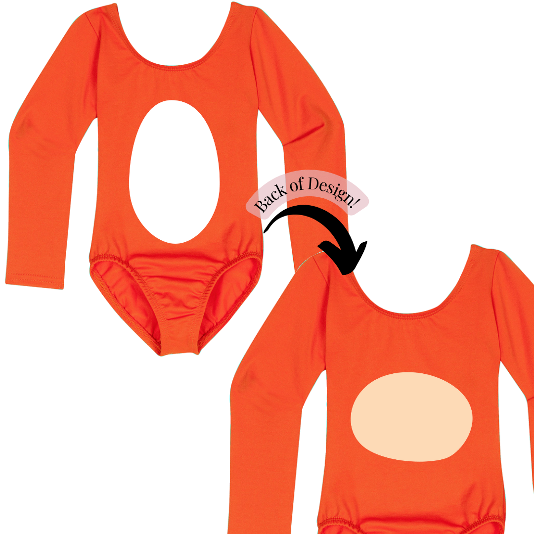 Orange Dog Leotard Costume