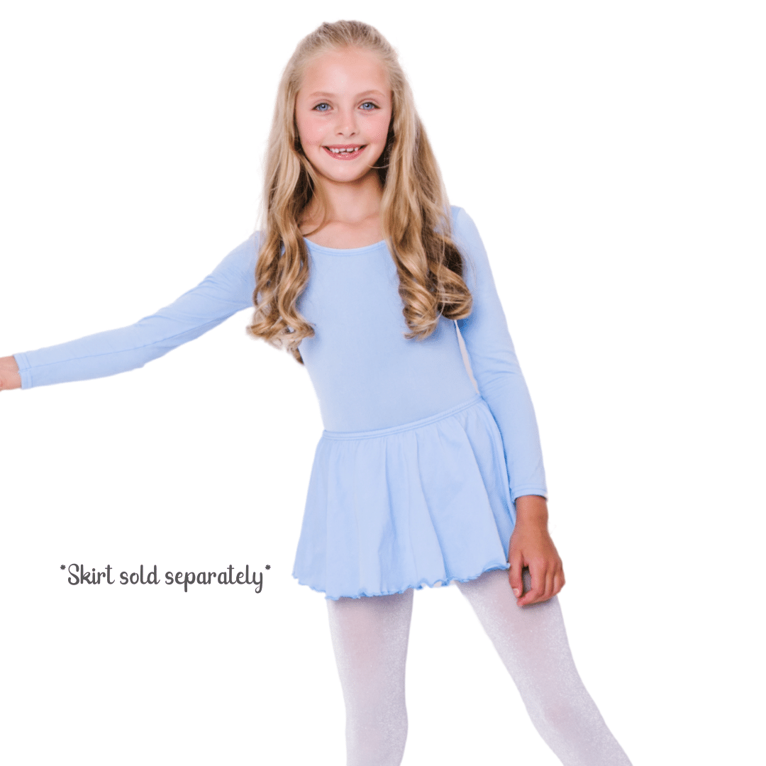 Light Blue Long Sleeve Leotard