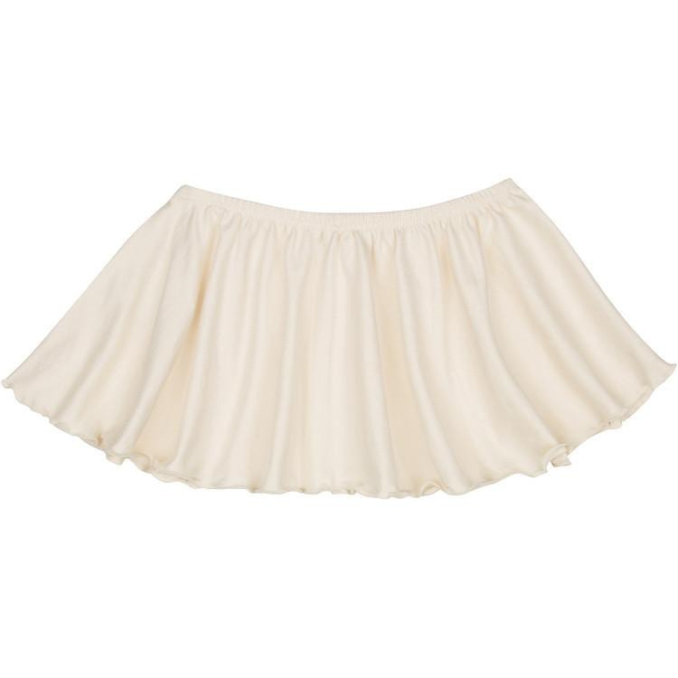 Ivory Ruffled Girls Ballet Skirt