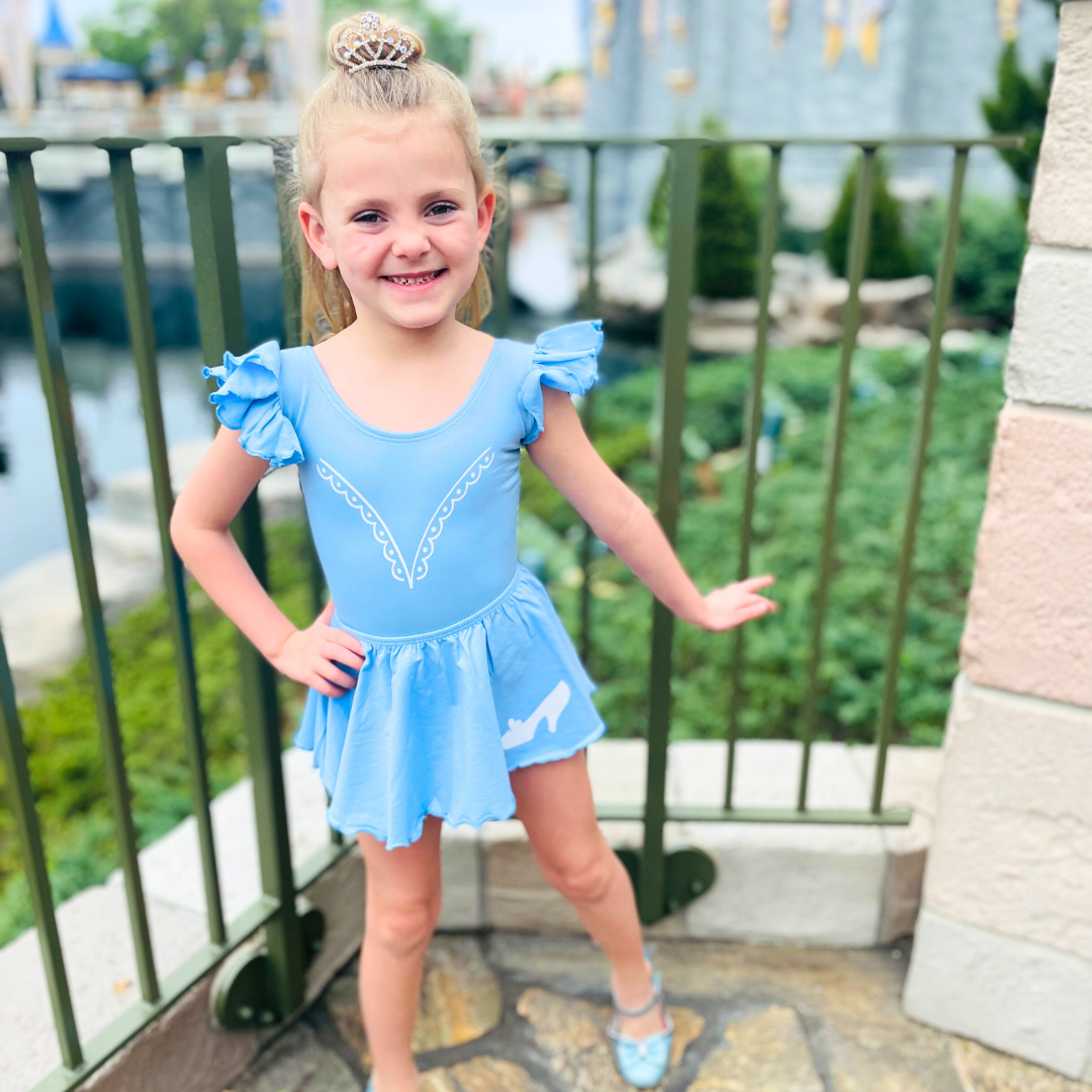 Stroke of Midnight Princess | Girls Inspired Costume Leotard