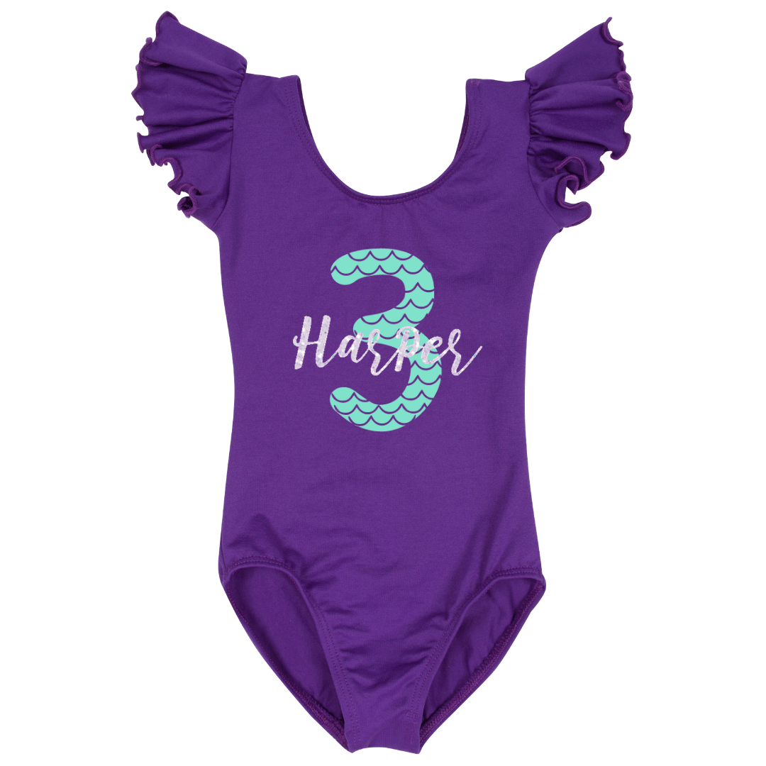 Personalized Mermaid Leotard