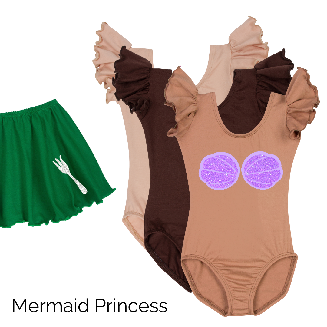 Mermaid Princess | Girls Inspired Costume Leotard
