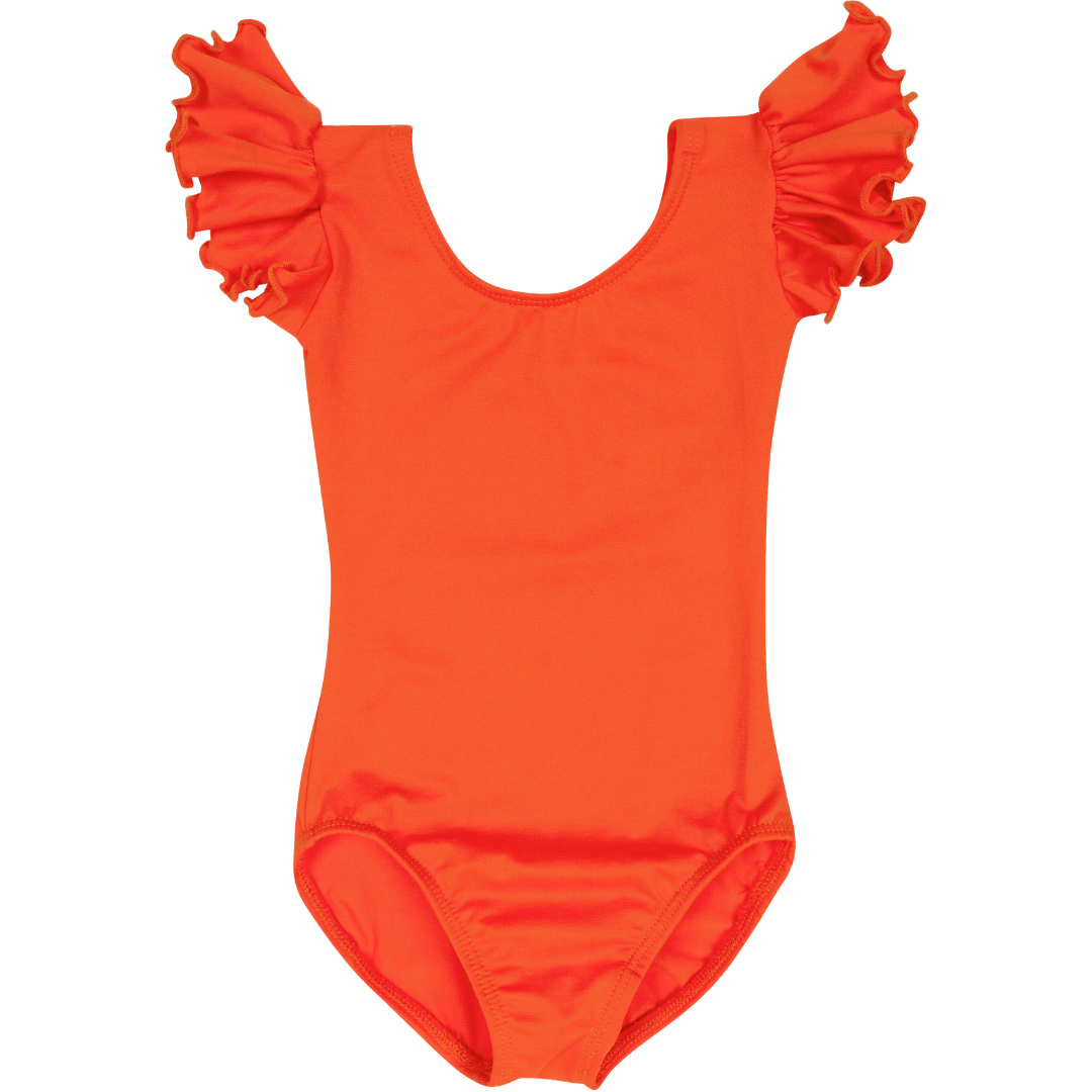 Adult Teen Ruffle Short Sleeve Leotard – Classic Ballet Dancewear