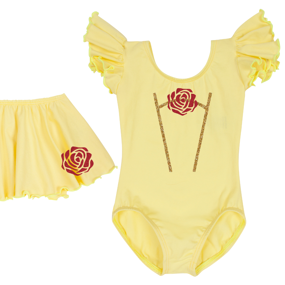 Enchanted Rose Princess | Girls Inspired Costume Leotard